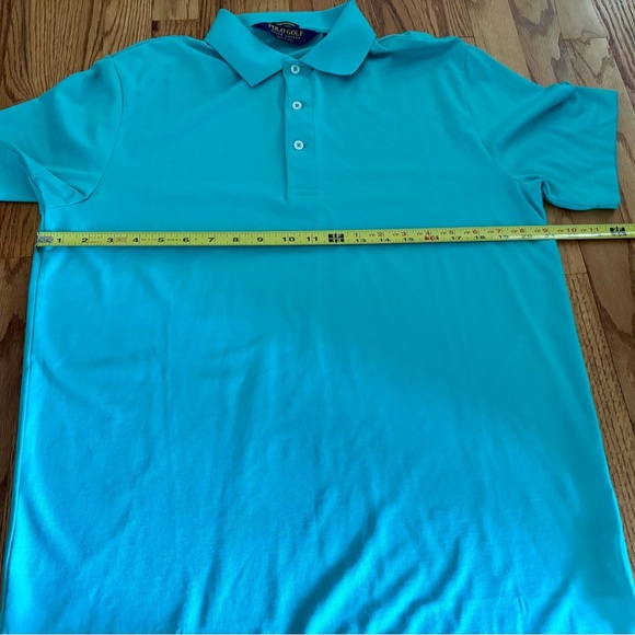 Polo Golf Performance Ralph Lauren Bright Blue Polo Shirt Medium - Picture 6 of 9